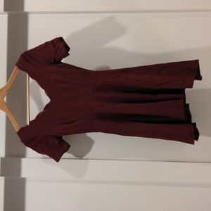 Maroon dress